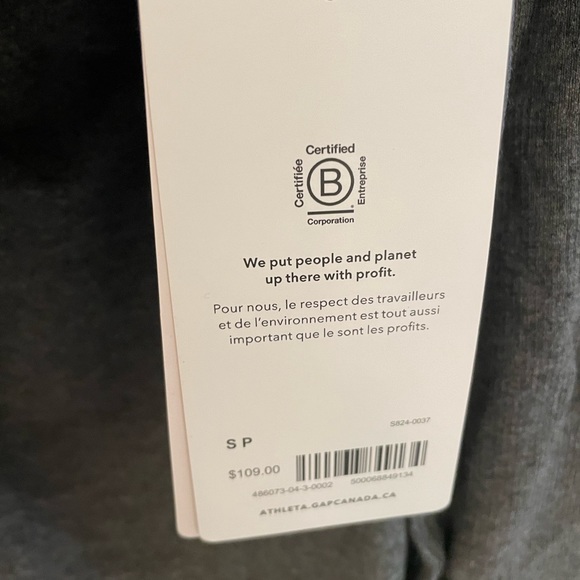 *NWT* Athleta Purana Wrap Sweatshirt SIZE S - Picture 4 of 5